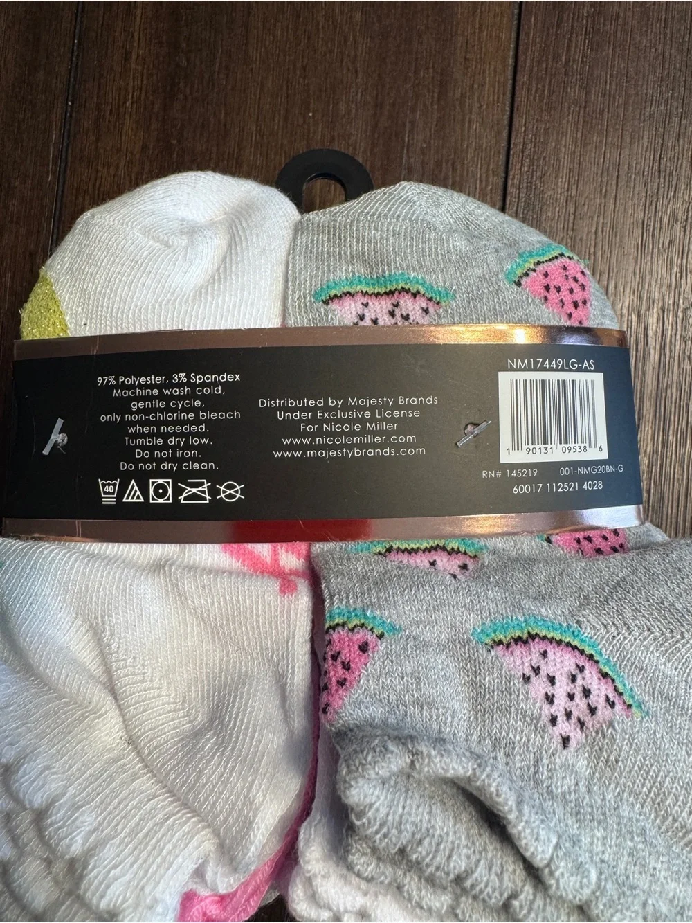 Nicole Miller New York Girls No Show Socks 20 Pair Pack Shoe Size 7-10 NIP